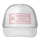 Flor del rosa de la playa de Rehoboth gorras