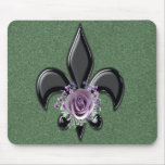 Flor Deles Green Camo Mouse Pads