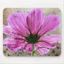 Flor rosada de Comos Alfombrilla De Ratones