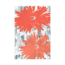 Flora 1 stretched canvas print