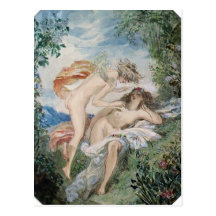 Flora and Zephyr Post Card