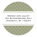 Flora Bee Address Label sticker