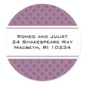 Flora Bee Address Label sticker