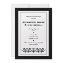 Flora Bee Bridal Shower Invitation
