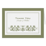 Flora Bee Thank You Card with Name