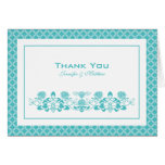 Flora Bee Thank You Card with Name