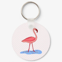 Flora Flamingo keychains