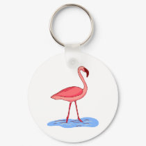 Flora Flamingo keychains