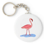 Flora Flamingo Keychains