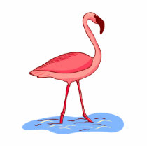Flora Flamingo photo sculptures