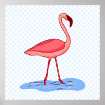 Flora Flamingo Print
