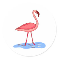 Flora Flamingo stickers