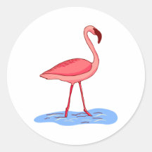 Flora Flamingo Stickers