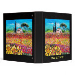 FLORA IN TUSCANY/ Fields ,Poppies and Sunflowers Vinyl Binders