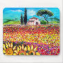 FLORA IN TUSCANY/ Fields ,Poppies and Sunflowers Mousepads