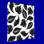 FLORAL24 BLACK AUTUMN FALL LEAVES VARIETY ASSORTME canvas prints