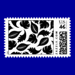 FLORAL24 BLACK AUTUMN FALL LEAVES VARIETY ASSORTME stamps