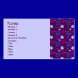 floral27-purple FLORAL FLOWERS PURPLE PINK PATTERN business cards