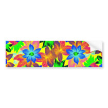 Floral2i3 Bumper Stickers
