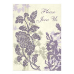 Floral 50th Anniversary Party Invitation Card