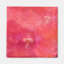 Floral Abstract Fridge Magnet