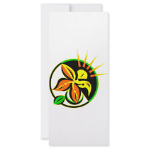 Floral Abstract Paint rack cards