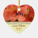 Floral Adoption Announcement Keepsake Christmas Ornaments