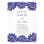 Floral and Modern Rehearsal Dinner Announcement