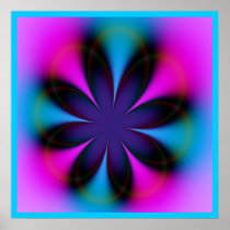 Floral Aura Posters