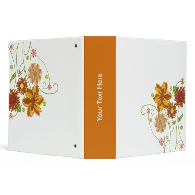Floral Avery Binder
