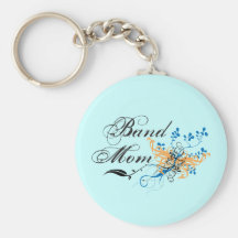 Floral Band Mom Keychains