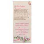 Floral Baptismal Program 5/5 Custom Rack Card
