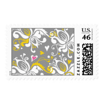 Floral Baroque postage by ShouShou Floral Baroque postage
