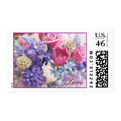 Floral Beauty Postage by deesbasenjis