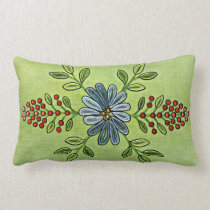 Floral Berries Pillow pillows
