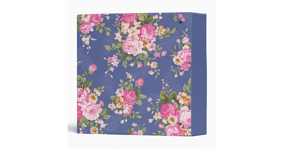Floral binder Zazzle