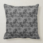 Floral Black Lace Pillows