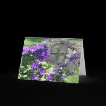 Floral Blank Greeting Card cards