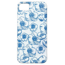 Floral Blue iPhone 5 case casemate cases