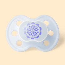 Floral Blue Pacifier For Baby Boys