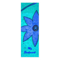 floral bookmark profile cards