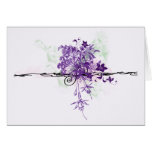 Floral Bouquet Abstract  - Note Card