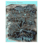 Floral Bouquet Blue Flyer