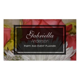 Floral Bouquet Business Cards