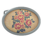 floral bouquet oval belt buckles floral bouquet oval belt buckles