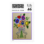 Floral Bouquet Postage Stamp