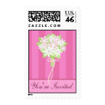 Floral Bouquet Wedding Postage