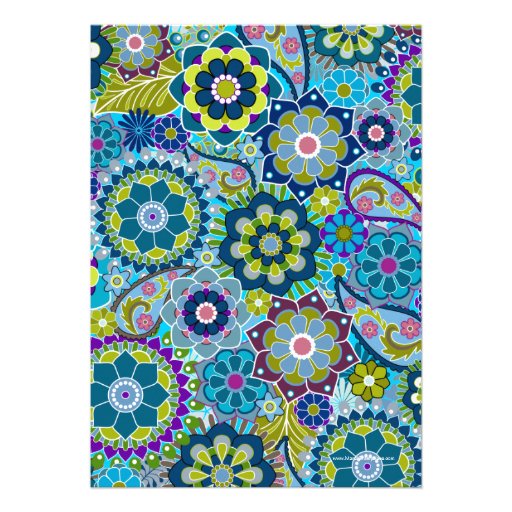 Floral Bridal Shower or Engagement Party Custom Invite