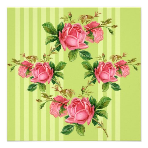 Floral Bridal Tea Invitation