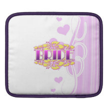 floral bride  wedding shower bridal party fun sleeve for iPads